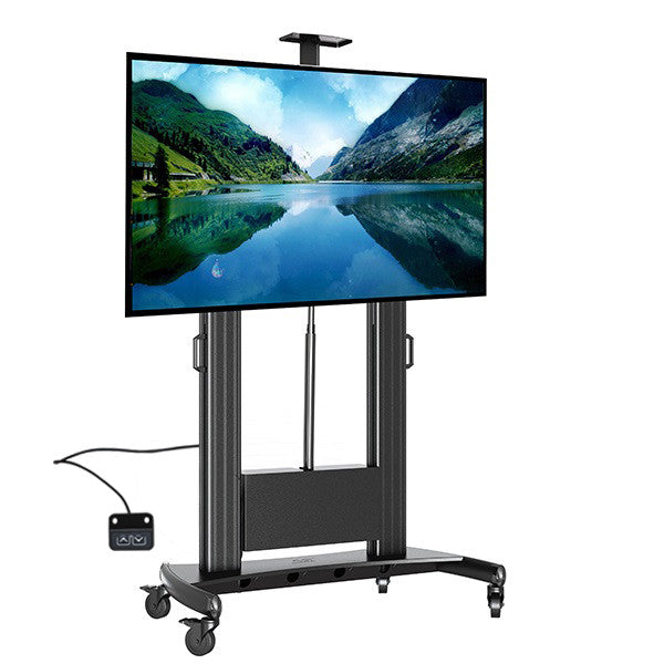 Motorized lift-screen heavy duty cart-TW100 – NB TV Mount