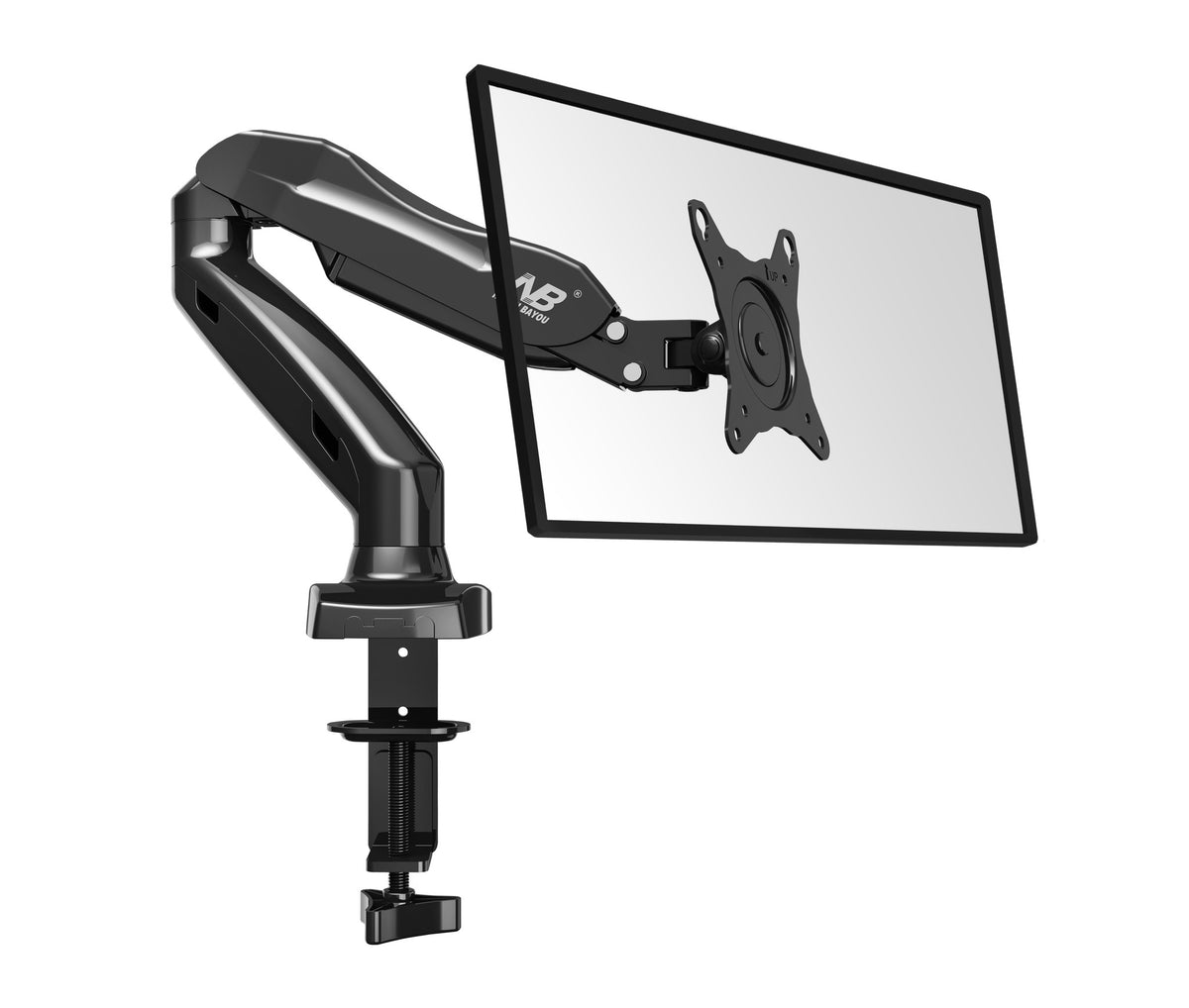 North Bayou F80 Gas-Spring Desktop Monitor Arm